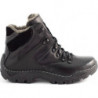 Czarne buty zimowe Buty Olivier w sportowym stylu