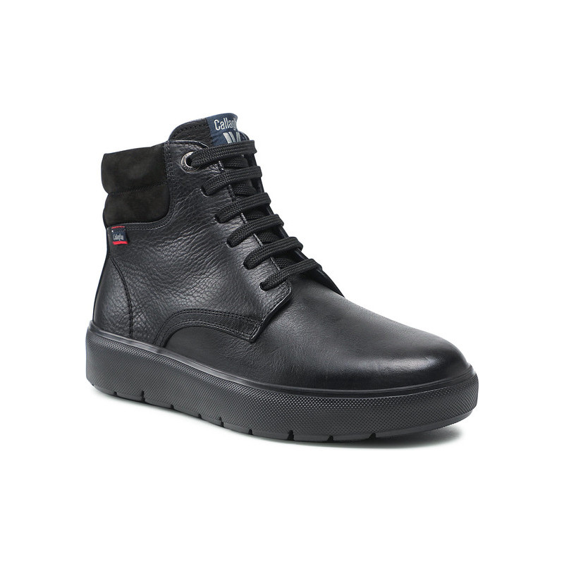 Czarne buty zimowe CALLAGHAN sznurowane