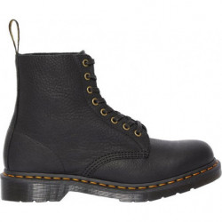 Czarne buty zimowe Dr. Martens ze skóry sznurowane