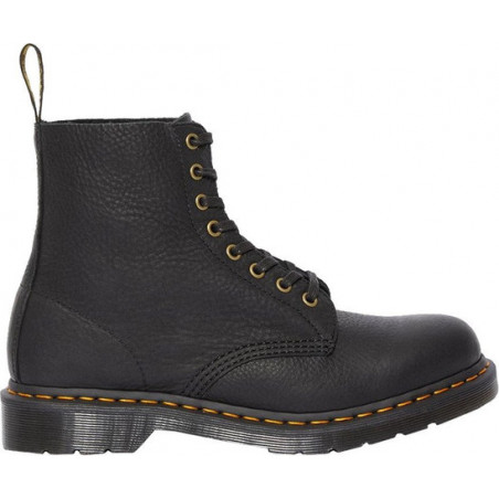 Czarne buty zimowe Dr. Martens ze skóry sznurowane