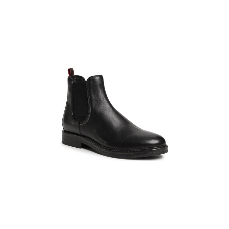 Czarne buty zimowe Gino Rossi