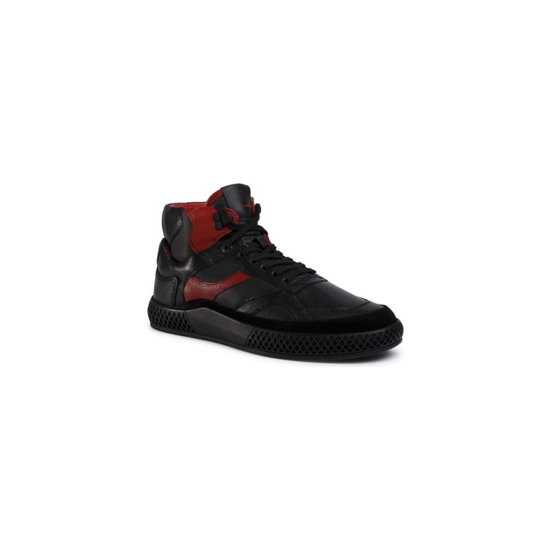 Czarne buty zimowe Lasocki For Men