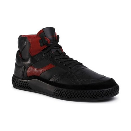 Czarne buty zimowe Lasocki For Men