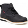 Czarne buty zimowe Levis w stylu casual sznurowane
