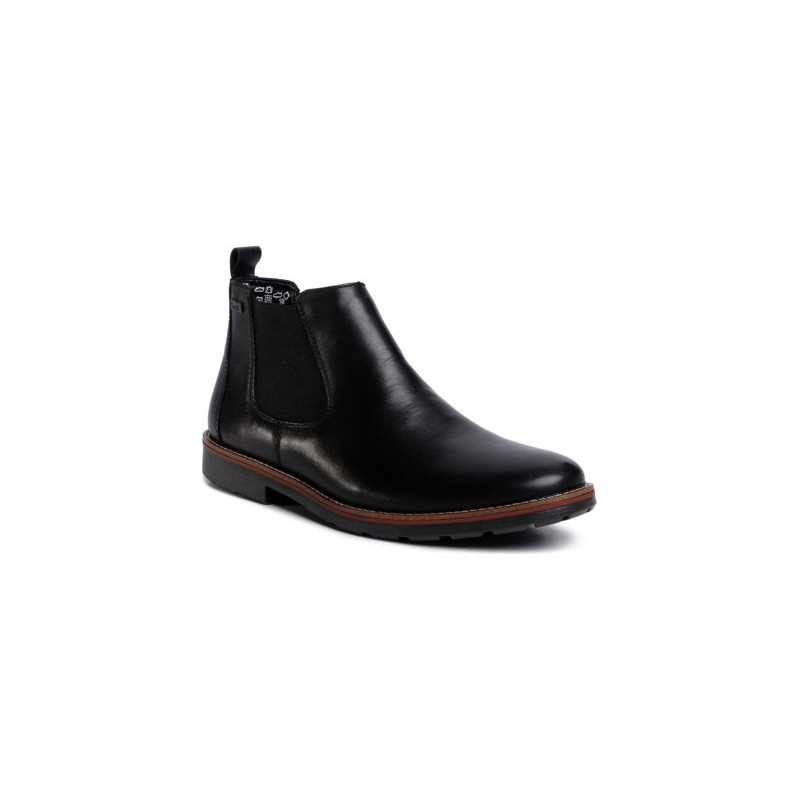 Czarne buty zimowe Rieker