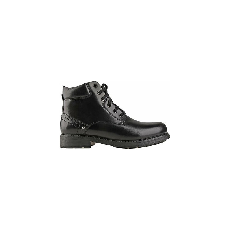 Czarne buty zimowe Sergio Bardi sznurowane