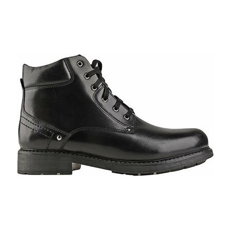 Czarne buty zimowe Sergio Bardi sznurowane