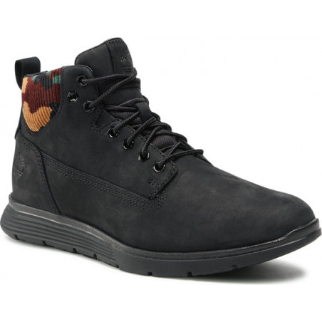 Czarne buty zimowe Timberland w sportowym stylu