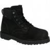 Czarne buty zimowe Tommy Jeans ze skóry w stylu casual