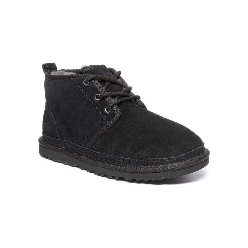 Czarne buty zimowe UGG Australia sznurowane