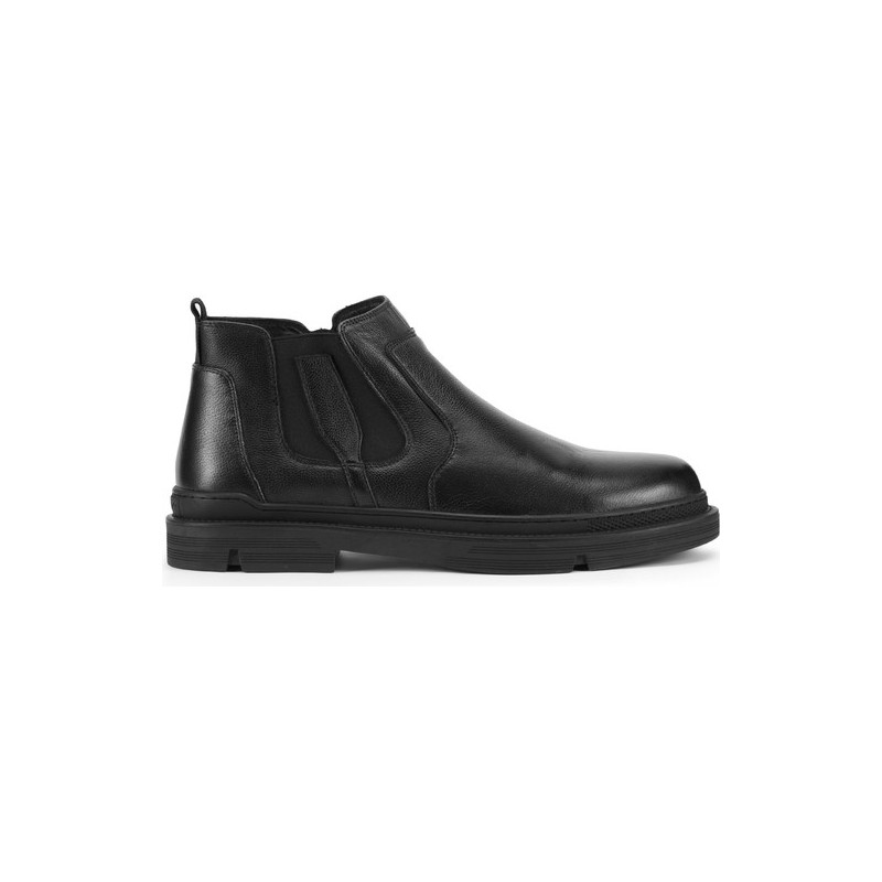 Czarne buty zimowe Wittchen w stylu casual z weluru