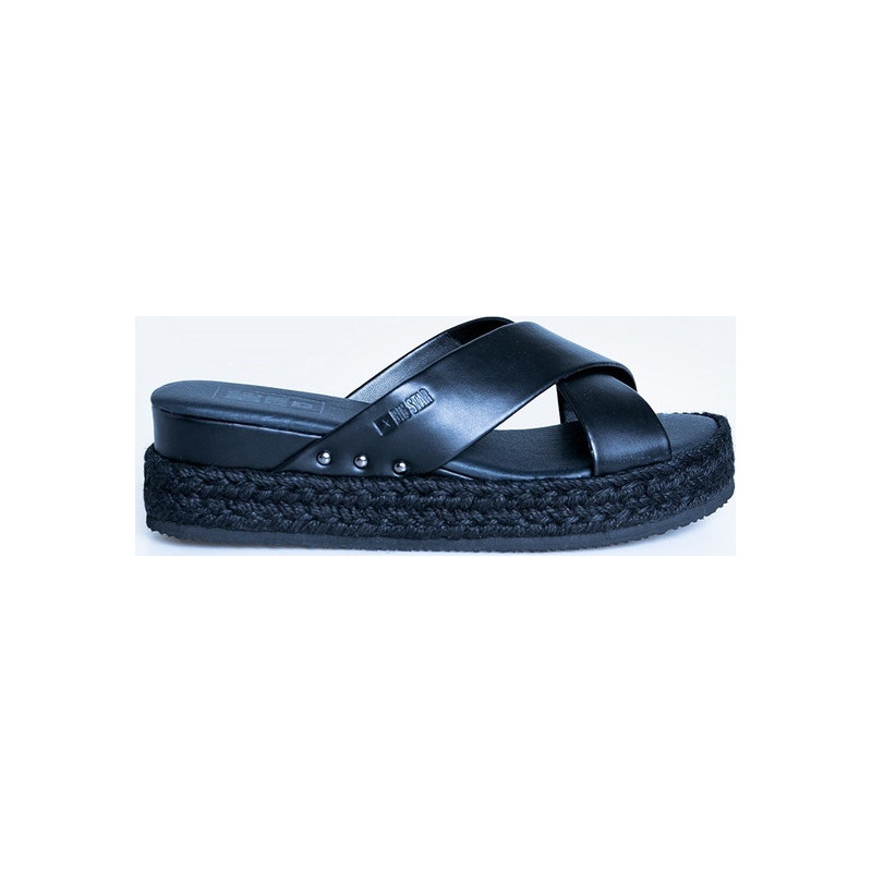Czarne espadryle Big Star w stylu casual