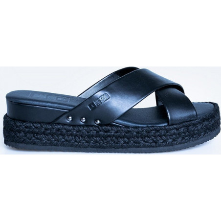 Czarne espadryle Big Star w stylu casual