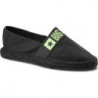 Czarne espadryle Big Star w stylu casual z płaską podeszwą z tkaniny