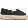 Czarne espadryle Gemre.com.pl z tkaniny