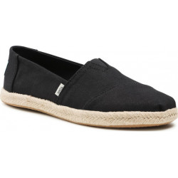 Czarne espadryle Toms