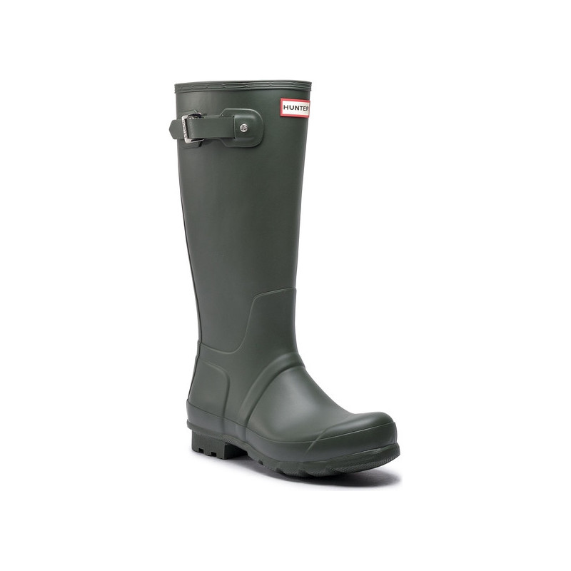 Czarne kalosze Hunter w stylu casual