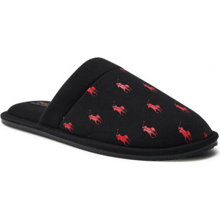 Czarne kapcie POLO RALPH LAUREN