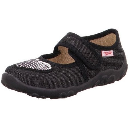 Czarne kapcie Superfit