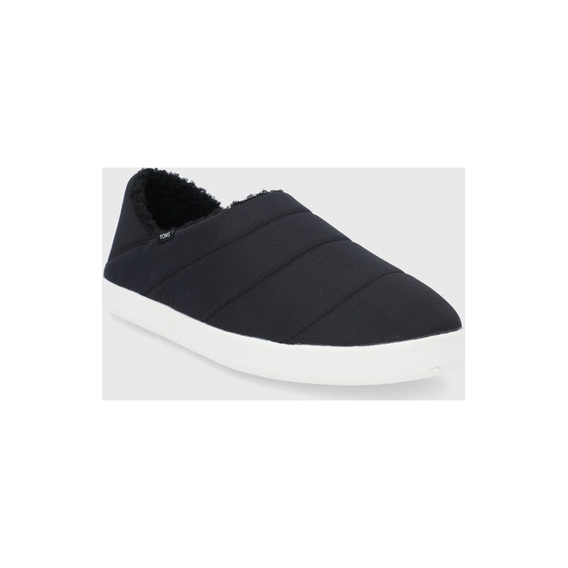 Czarne kapcie Toms
