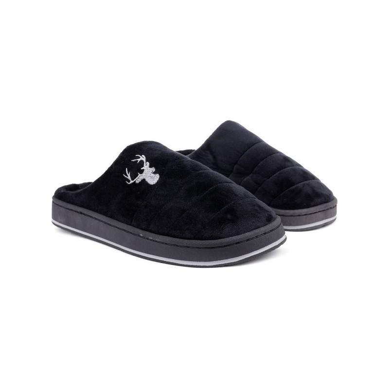 Czarne kapcie Yourshoes