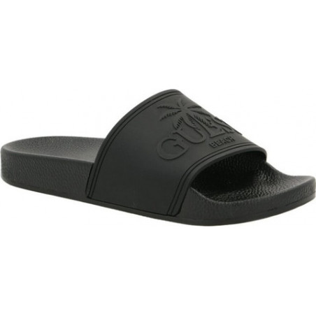 Czarne klapki Guess w stylu casual
