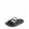 Czarne klapki Karl Lagerfeld w stylu casual