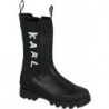 Czarne kozaki Karl Lagerfeld w stylu casual