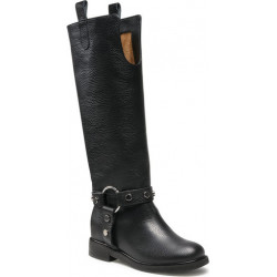 Czarne kozaki L37 w stylu casual na zamek