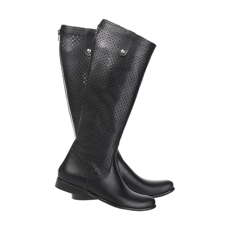 Czarne kozaki Lafemmeshoes w stylu casual