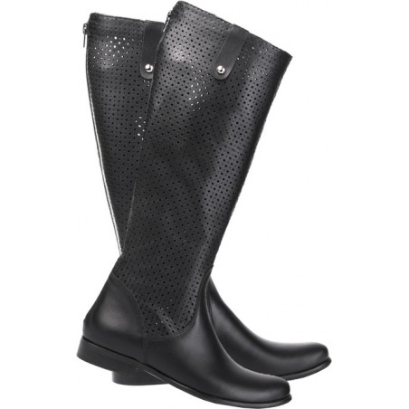 Czarne kozaki Lafemmeshoes w stylu casual