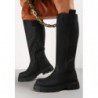 Czarne kozaki Renee w stylu casual