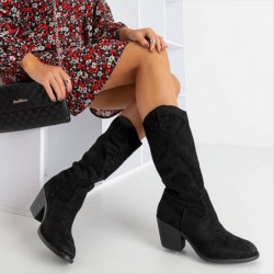 Czarne kozaki Royalfashion.pl