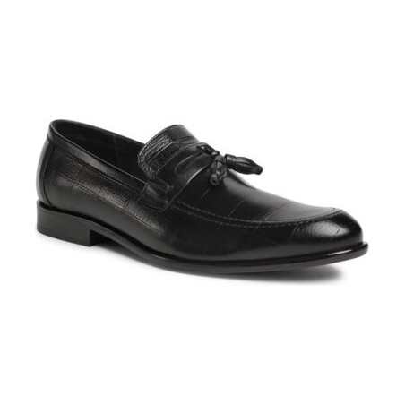 Czarne półbuty Lasocki For Men sznurowane