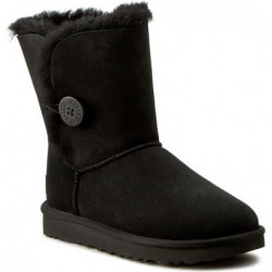 Czarne śniegowce UGG Australia z zamszu