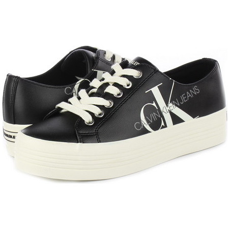 Czarne trampki Calvin Klein sznurowane
