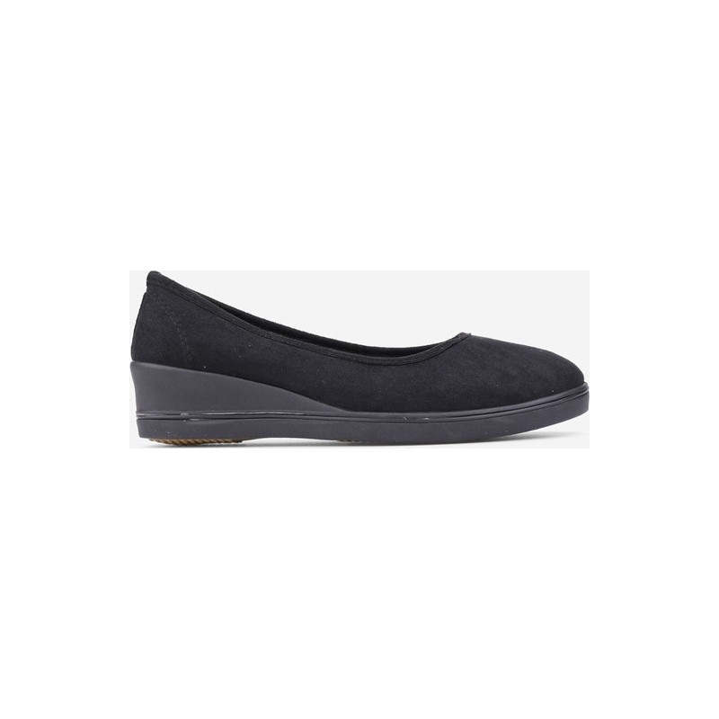 Czarne trampki Yourshoes z tkaniny