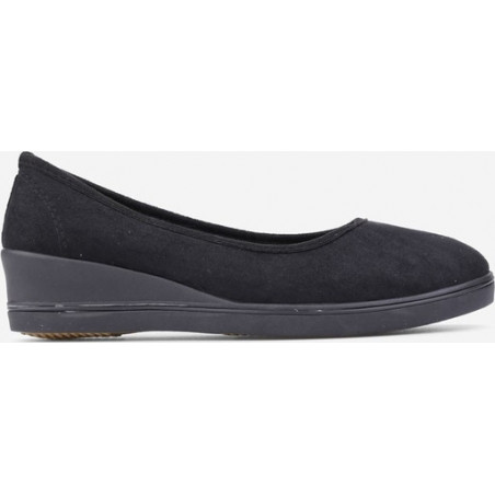 Czarne trampki Yourshoes z tkaniny