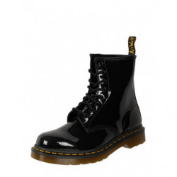 Czarne trapery damskie Dr. Martens z płaską podeszwą