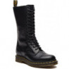 Czarne trapery damskie Dr. Martens ze skóry sznurowane
