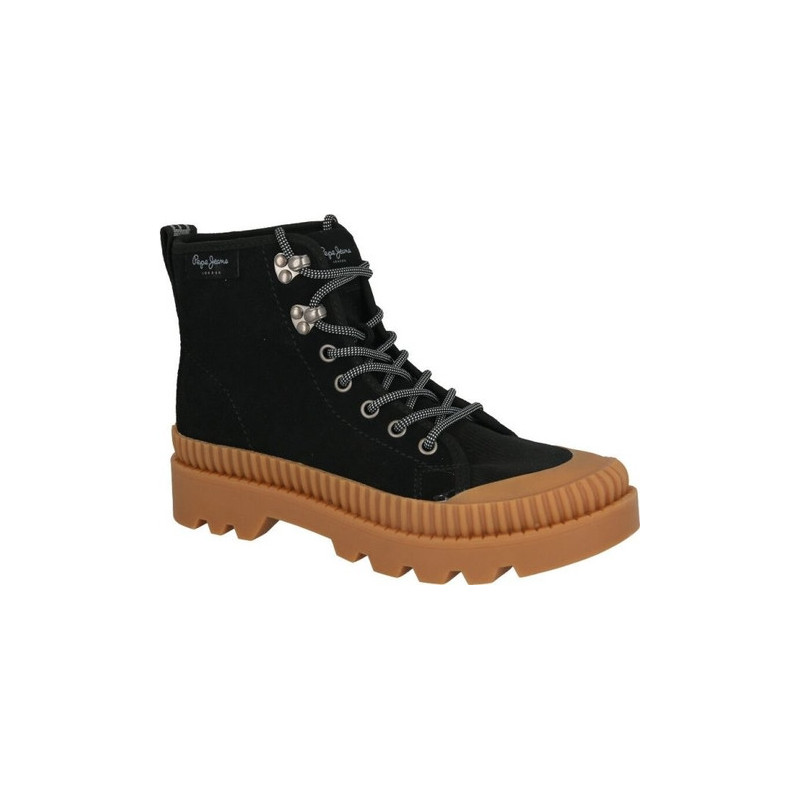 Czarne trapery damskie Pepe Jeans