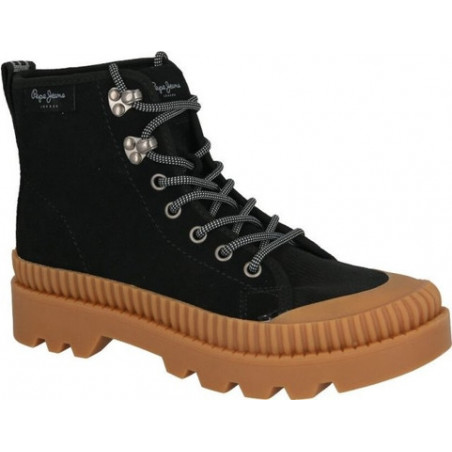 Czarne trapery damskie Pepe Jeans