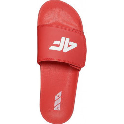 Czerwone buty dziecięce letnie 4F z bawełny dla chłopców