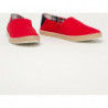 Czerwone buty letnie męskie Tommy Hilfiger z tkaniny