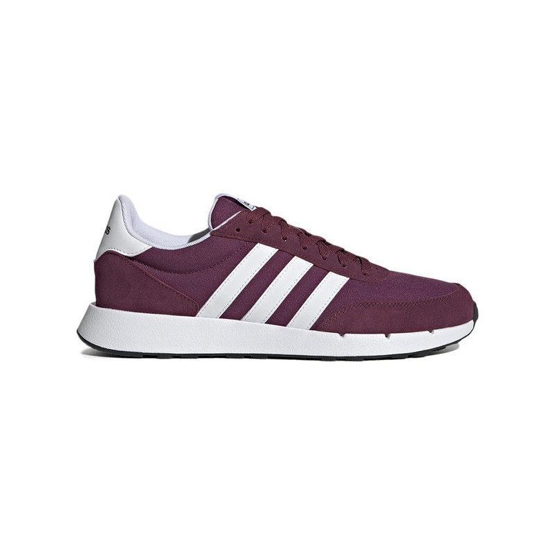 Czerwone buty sportowe Adidas ze skóry