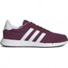 Czerwone buty sportowe Adidas ze skóry
