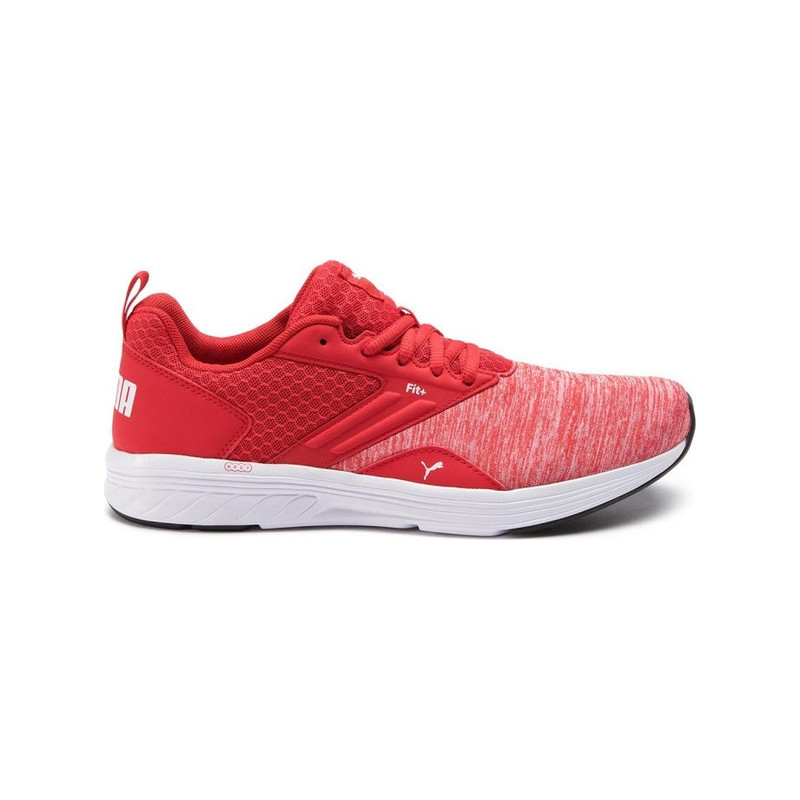 Czerwone buty sportowe Puma sznurowane