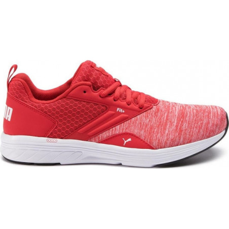 Czerwone buty sportowe Puma sznurowane
