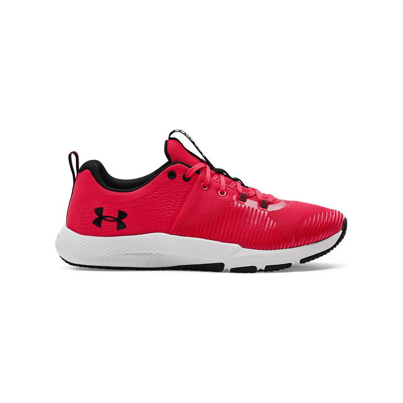 Czerwone buty sportowe Under Armour sznurowane