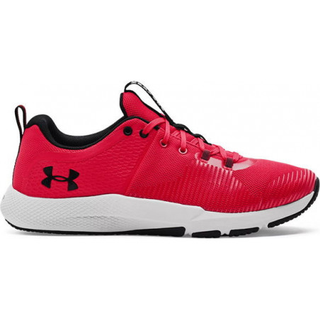 Czerwone buty sportowe Under Armour sznurowane